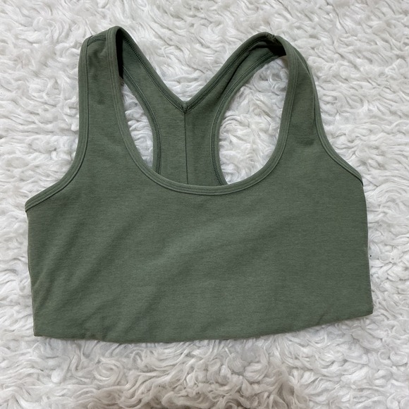 Beyond Yoga Other - Beyond Yoga Sports Bra Olive Green Racerback Activewear Medium